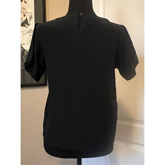 Anna & Frank black 100% silk blouse - Picture 2 of 5